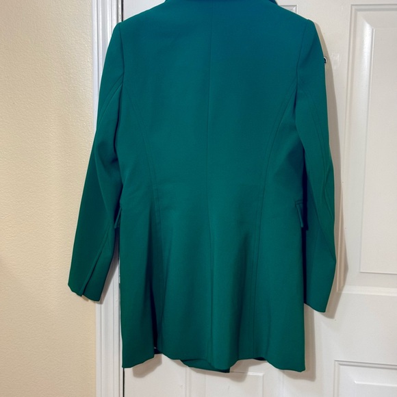 NWT ZARA Green Double-Breasted Women's Jacket size L - Picture 8 of 9